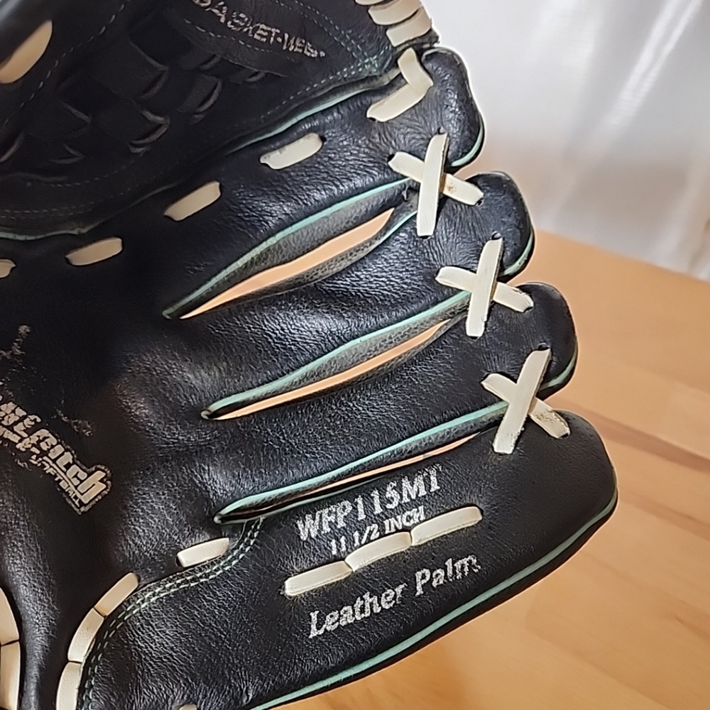 Rawlings Throw Glove Fastpitch Softball Leather Palm 11.5 Inch Right Hand - Picture 8 of 9